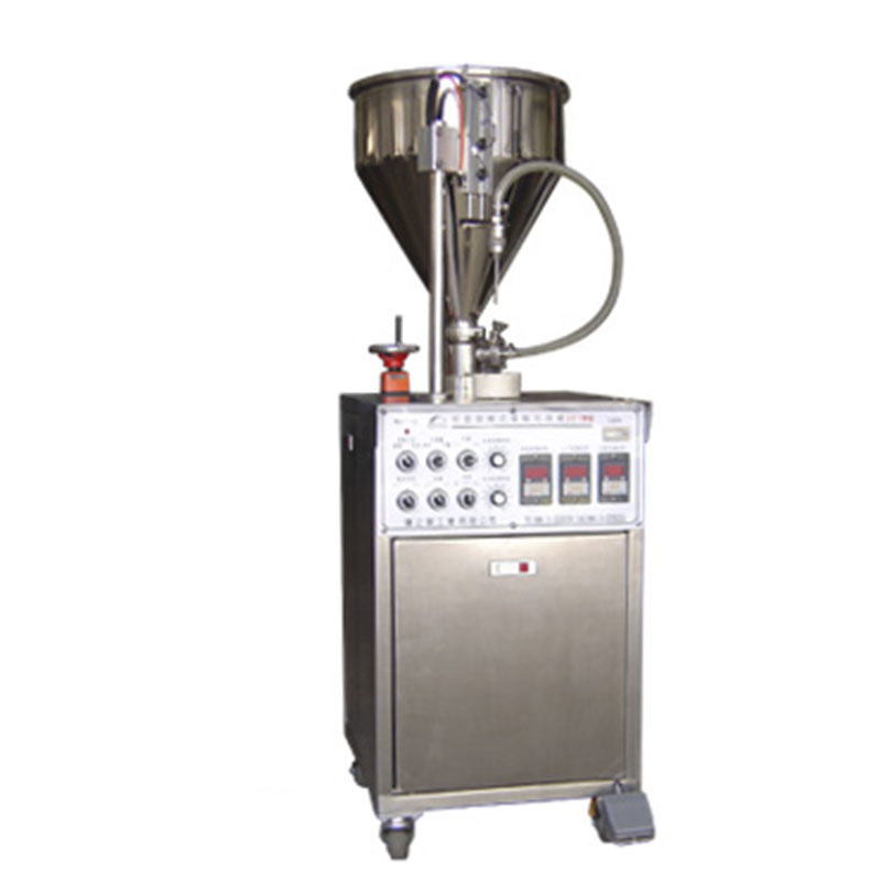 容器旋轉式膏類充填機 (氣動式)